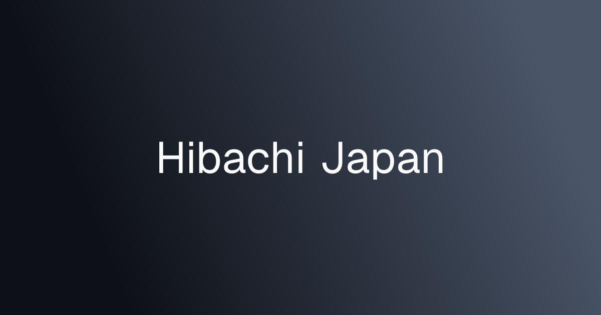 Hibachi Japan cover